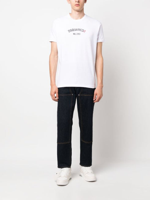 logo-print cotton T-shirt